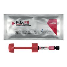 سرنگ کامپوزیت Ruby Fill سایه A2 – 4 گرم، Packaging سرنگ و رنگ‌بندی A2